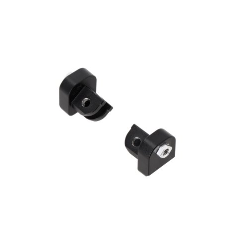 Mounting kit for ION footrest Black. Aprilia, BMW, Suzuki models.