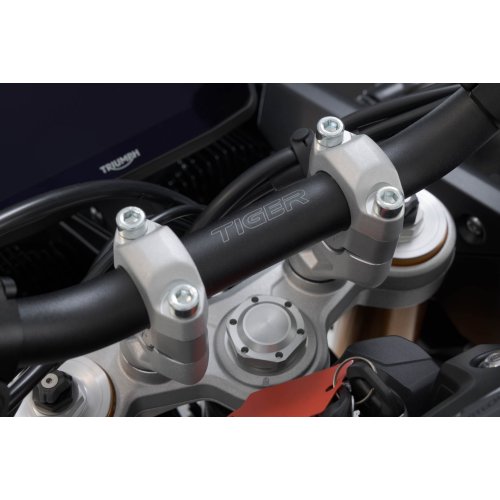 zvýšení řídítek H=20 mm. stříbrné Triumph Tiger 900 GT/Rally Pro.