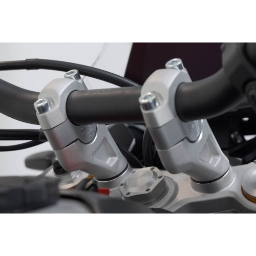 zvýšení řídítek H=20 mm. stříbrné Triumph Tiger 900 GT/Rally Pro.