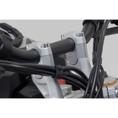 zvýšení řídítek H=30 mm. stříbrné Triumph Tiger 900 GT/Rally Pro.