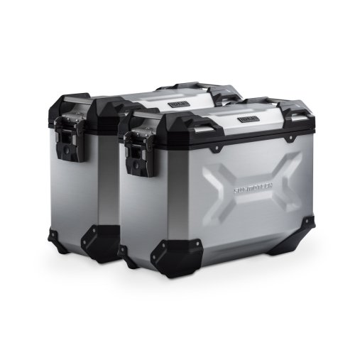 TRAX ADV aluminium case system Sllver. 37/37 l. Moto Guzzi Stelvio (23-).