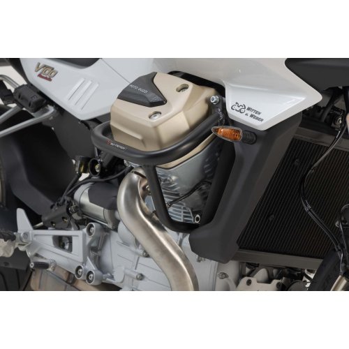 Crash bar Black. Moto Guzzi V100 Mandello/S, Stelvio.