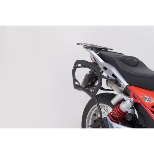 TRAX ADV aluminium case system Silver. 37/45 l. Moto Guzzi V85 TT / Strada (24-).
