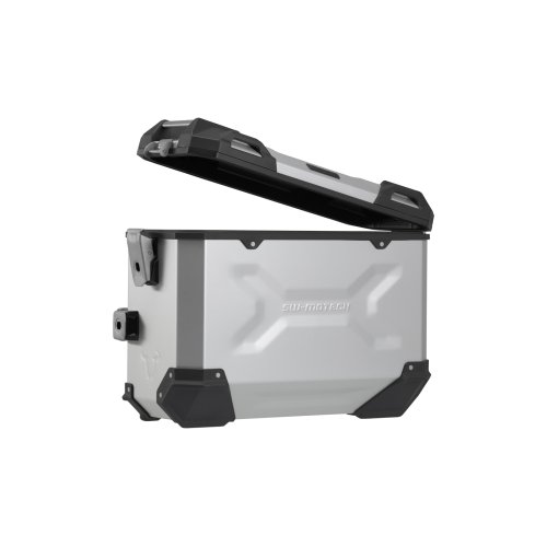 TRAX ADV aluminium case system Silver. 37/45 l. Moto Guzzi V85 TT / Strada (24-).