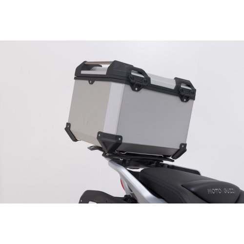 TRAX ADV top case system Silver. Moto Guzzi V85 TT (24-).