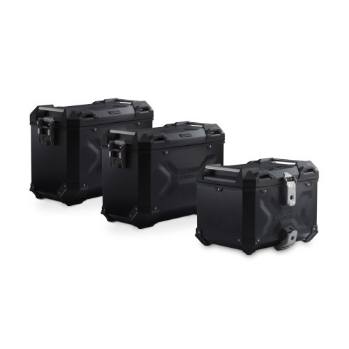 Adventure set TRAX ADV Black. R 1300 GS Adv (24-). BMW top case holder.