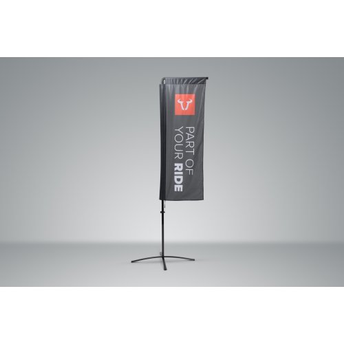 Square-Flag SW-MOTECH Height 2300 mm. As complete set.