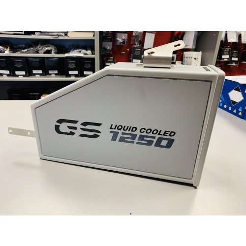 ALU box na nářadí pro R1250GS LC/Adv., šedo-modrý nápis 1250