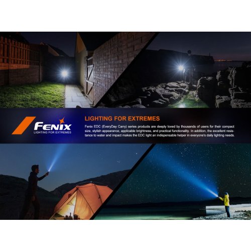 Nabíjecí baterka Fenix E18R V2.0 GE - černá