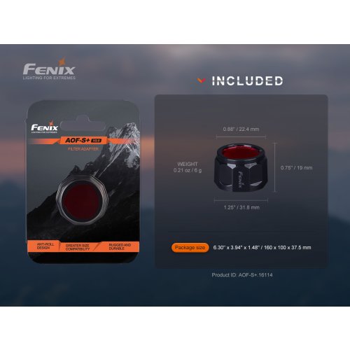 Červený Filtr Fenix AOF-S+ V2.0