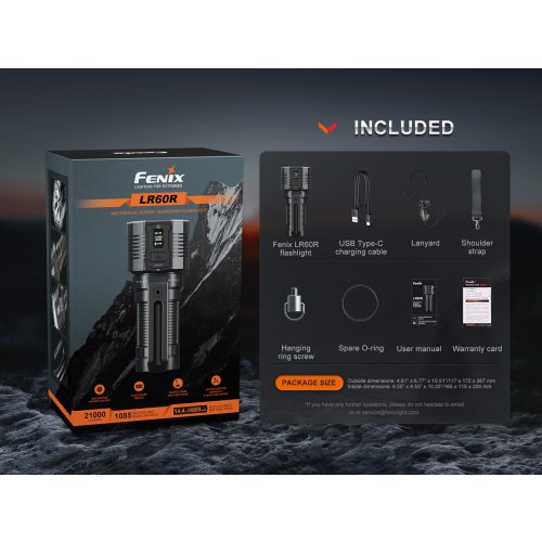 Nabíjecí LED svítilna Fenix LR60R