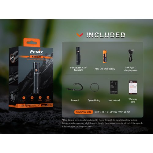 Nabíjecí svítilna Fenix E28R V2.0