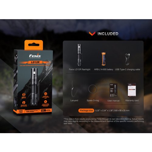Nabíjecí LED svítilna Fenix LD12R