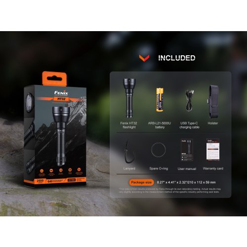 Lovecká svítilna Fenix HT32