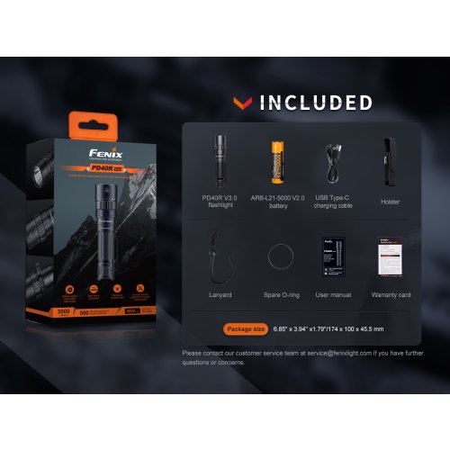 Nabíjecí svítilna Fenix PD40R V3.0