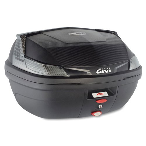 B47NTML Blade TECH kufr GIVI černý s čirou optikou (Monolock s vlastní plotnou), objem 47 ltr.
