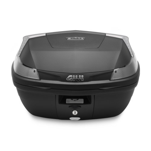 B47NTML Blade TECH kufr GIVI černý s čirou optikou (Monolock s vlastní plotnou), objem 47 ltr.