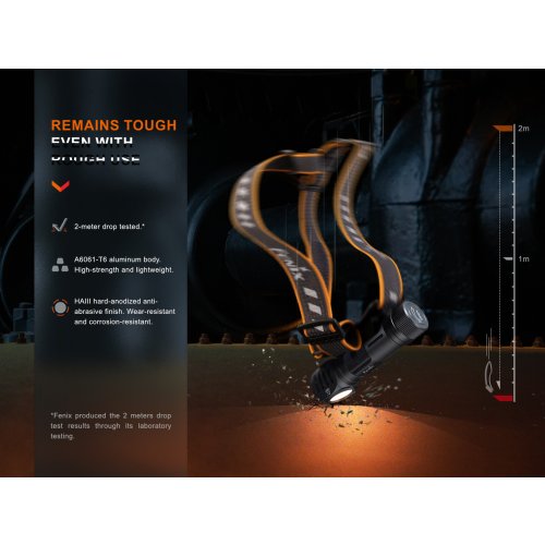 Nabíjecí čelovka Fenix HM61R Amber V2.0