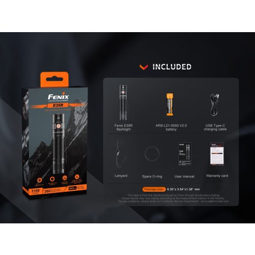 Nabíjecí LED svítilna Fenix E35R