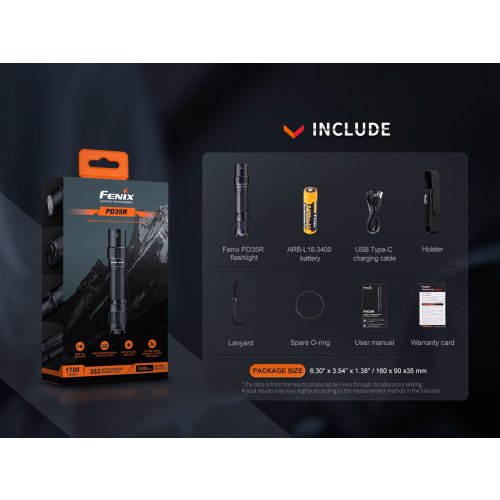 Nabíjecí LED svítilna Fenix PD35R