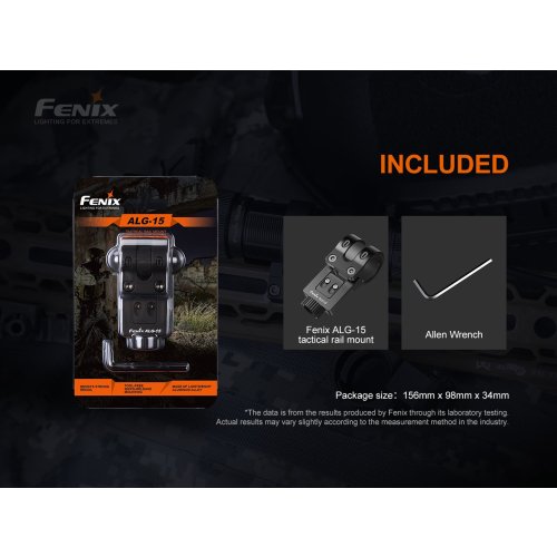 Stranová montáž Fenix ALG-15 pro svítilny na zbraňovou lištu