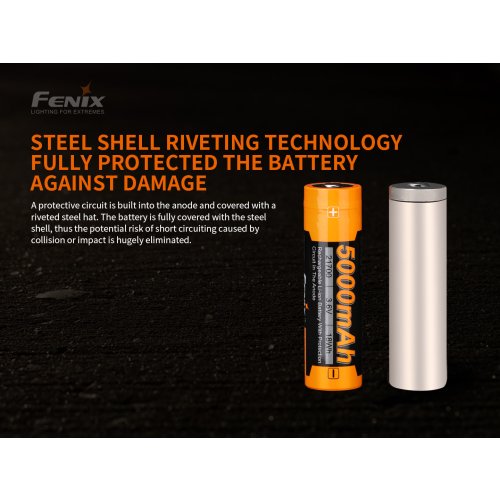 Dobíjecí baterie Fenix 21700 5000 mAh (Li-Ion)