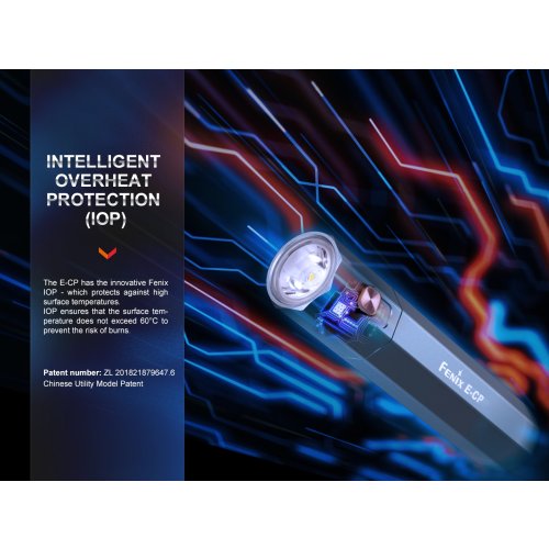 Svítilna s powerbankou Fenix E-CP - černá