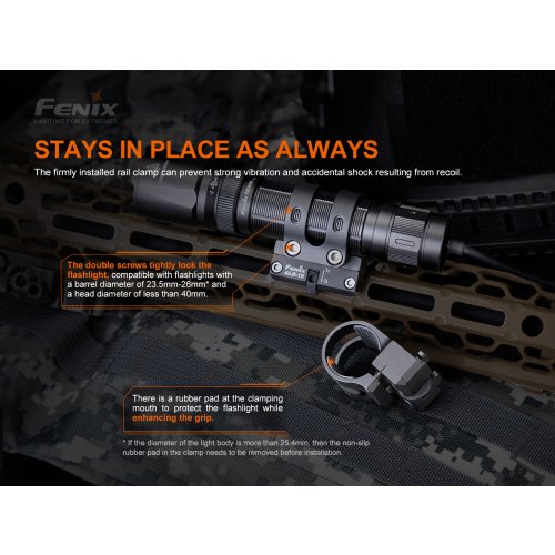Kovová montáž Fenix ALG-16 pro svítilny na M-LOK