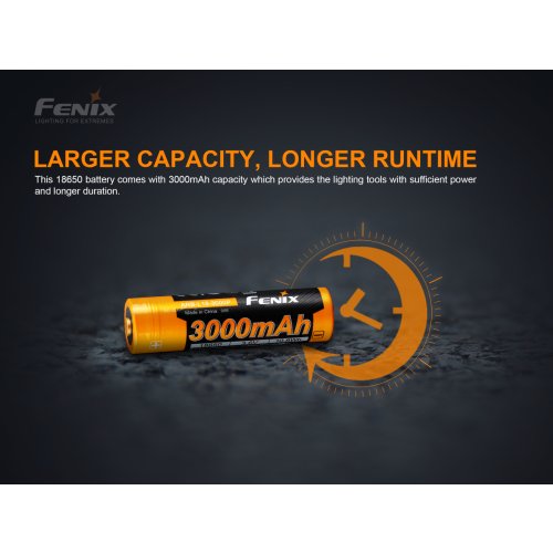 Vysokoproudová baterie Fenix 18650 3000 mAh (Li-ion)