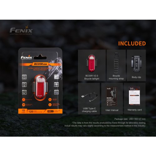 Nabíjecí blikačka Fenix BC05R V2.0