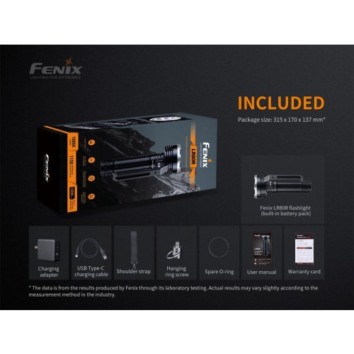 Nabíjecí LED svítilna Fenix LR80R