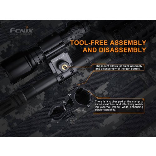 Montáž Fenix ALG-18 pro svítilny na hlaveň