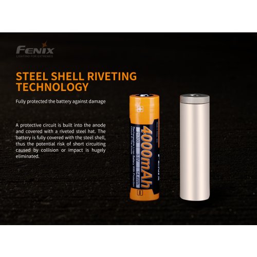 Vysokoproudová baterie Fenix 21700 4000 mAh (Li-Ion)