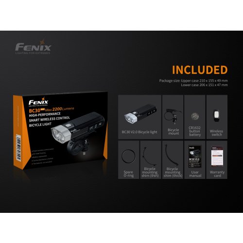 Cyklosvítilna Fenix BC30 V2.0