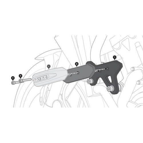 padací protektory Honda CB1000 Hornet SC86 (24-25)