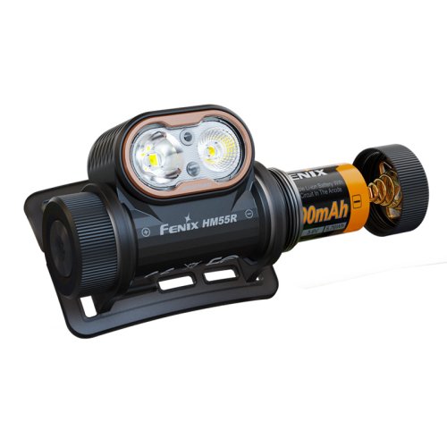 Nabíjecí čelovka Fenix HM55R - celočerná