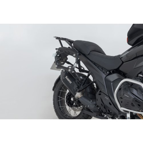 TRAX ADV aluminium case system + Akrapovic Black. 45/45 l. BMW R 1300 GS (23-).