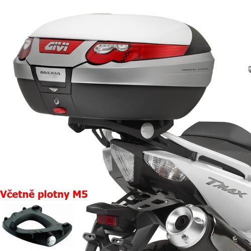 SR2013 special rack YAMAHA T-MAX 500 (08-11)/530 (12-16) včetně plotny M5 pro Monokey, max 6 kg