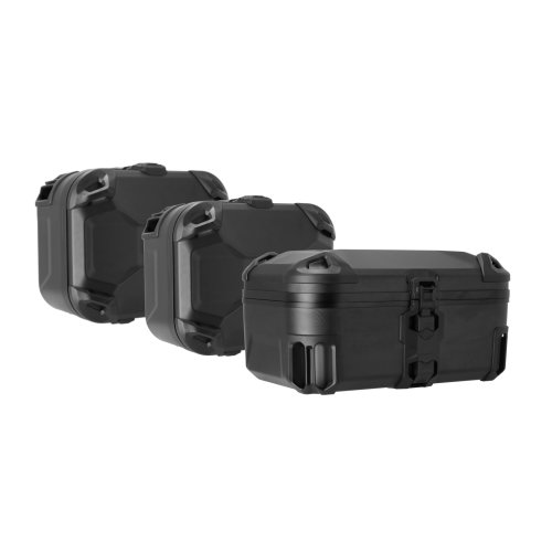 Adventure set DUSC with top case XL Black. BMW R 1300 GS (23-). BMW top case carri