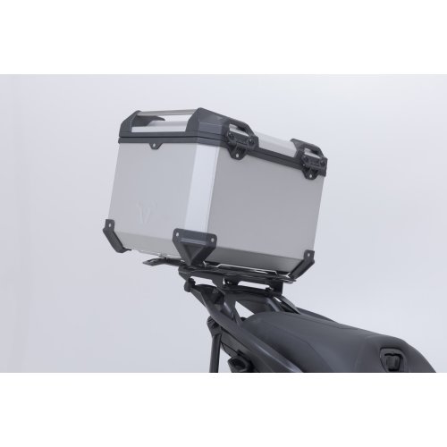TRAX ADV topcase system Silver. Ducati Multistrada V4 models (20-).