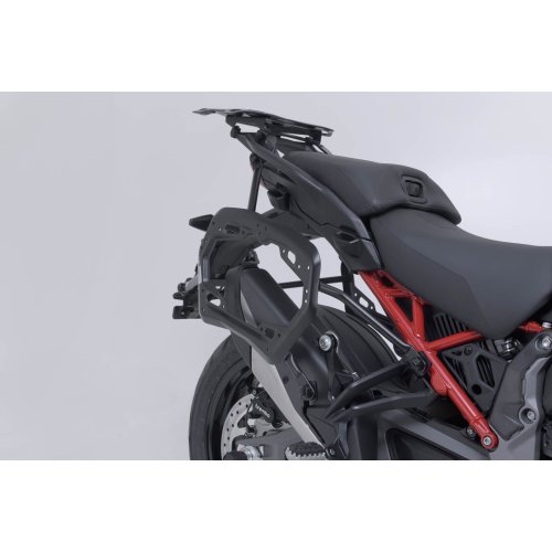 TRAX ADV aluminum case system Silver. 45/45 l. Ducati Multistrada V4 (20-).