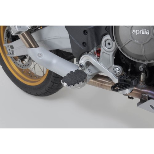 EVO footrest kit Silver/black.. Aprilia Tuareg 660 Rally (24-).