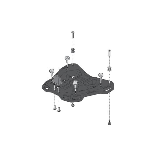 DUSC L top case system Black. 41 l. BMW R 12 G/S (24-).