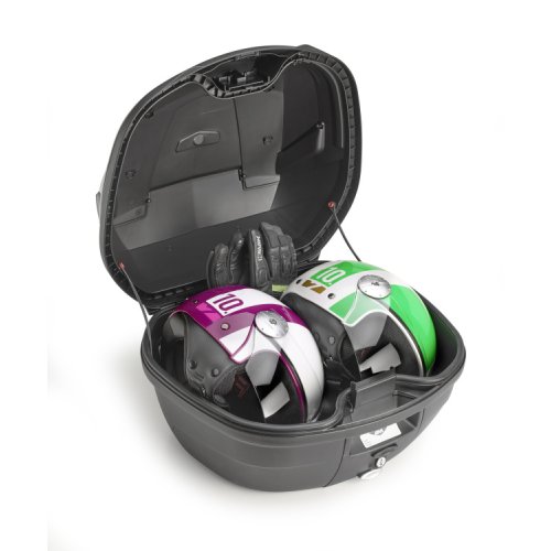 B37NT Blade TECH kufr GIVI černý s čirou optikou (Monolock s vlastní plotnou), objem 37 ltr.